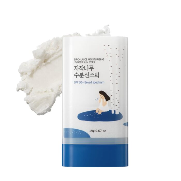 Sun stick hidratante ROUND LAB Birch Juice protección SPF50